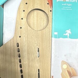 Pillowfort Natural Wood Wall Sconce